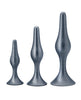 Load image into Gallery viewer, Blush Anal Adventures Matrix Genesis Plug Kit - Silver