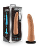 Indlæs billede i gallerifremviser, Blush Lock On 7.5" Hexanite Dildo w/Suction Cup Adapter - Mocha