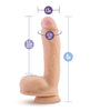 Load image into Gallery viewer, Blush Coverboy Dildo With Realistic Shaft 8 Inch And Suction Cup Beige