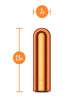 Load image into Gallery viewer, Blush Kool Vibes Mini Rechargeable Bullet - Tangerine