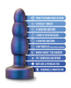 Cargue la imagen en el visor de la galería, Blush Anal Adventures Matrix Kinetik Plug - Space Age Blue