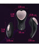 Load image into Gallery viewer, Blush Temptasia Heartbeat Panty Vibe w/Remote - Pink & black