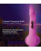 Carica l'immagine nel visualizzatore Galleria, Blush Impressions New York Gyro Quake Dildo Purple