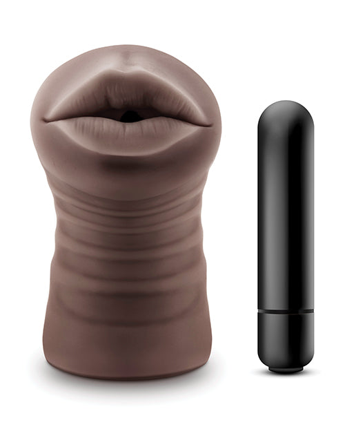 Load image into Gallery viewer, Blush EnLust Mouth Stroker w/Vibrating Bullet - Krystal