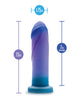 Load image into Gallery viewer, Blush Avant Midnight Rendezvous Silicone Dildo - Ocean Blue