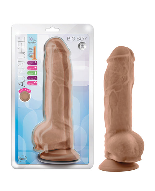 Load image into Gallery viewer, Blush Au Natural 10" Big Boy Realistic Dildo w/Balls - Mocha