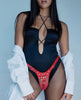 Ladda bilden i Galleri Viewer, Strap-on-Me Leatherette Harness Fabulous - One Size Red Glossy