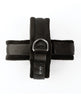 Load image into Gallery viewer, Sei Mio Cross Purposes Unique Over-Wrap Cross Cuff Restraints - Black