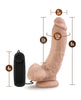 Cargue la imagen en el visor de la galería, Blush Coverboy Tennis Champ 9 Inch Vibrating Realistic Dildo Vanilla