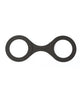 Indlæs billede i gallerifremviser, Sei Mio Handi Cuffs Super Strong Silicone Restraints - Large, Black