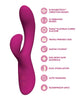 Load image into Gallery viewer, Blush Quinn Rabbit Vibrator - Burgundy