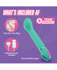 Încărcați imaginea în vizualizatorul Galerie, Aria - Flirty AF 2.0 - Rechargeable Vibe - Teal