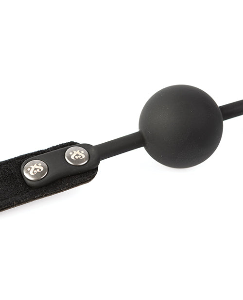 Load image into Gallery viewer, Sei Mio Strictly Come Quietly Soft Strap Silicone Ball Gage - Black