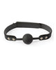 Load image into Gallery viewer, Sei Mio Strictly Come Quietly Soft Strap Silicone Ball Gage - Black