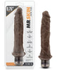 Indlæs billede i gallerifremviser, Blush Dr Skin Vibe 8 Vibrating Dildo In Chocolate Color Realistic Ten Inch
