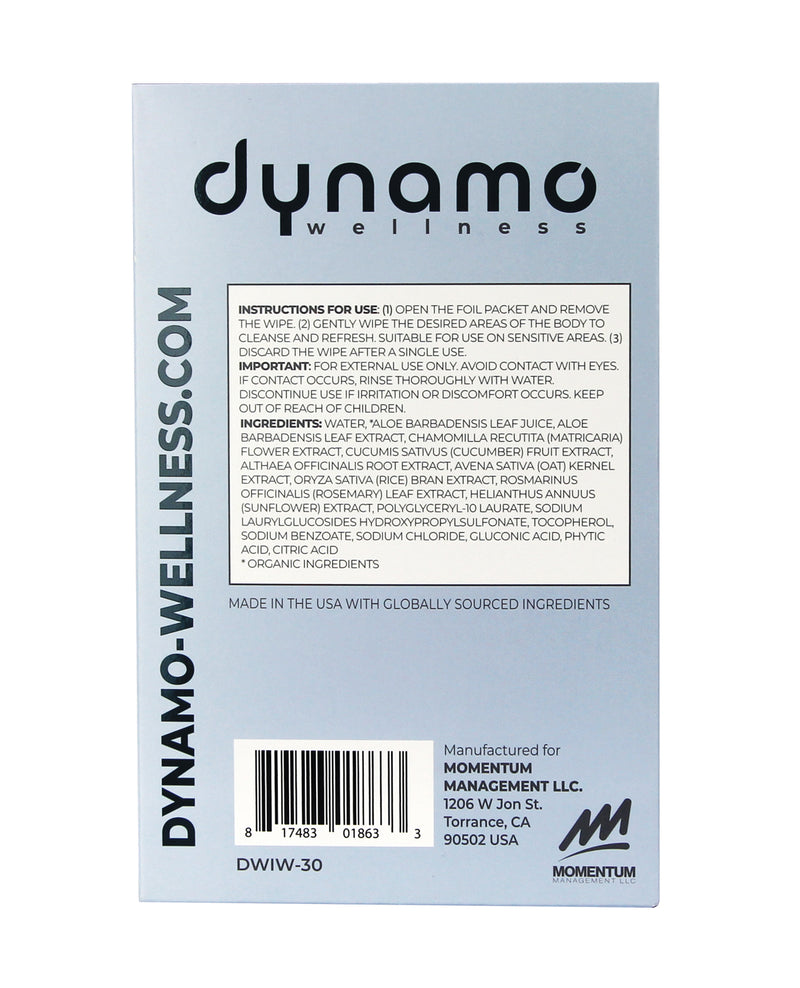 Load image into Gallery viewer, Dynamo Wellness Intimate Body Wipe - 30 Pack