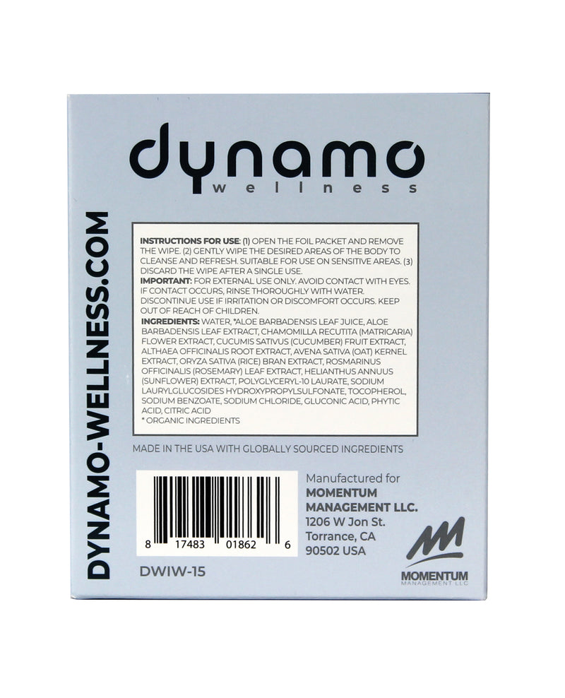 Φόρτωση εικόνας στο πρόγραμμα προβολής Gallery, Dynamo Wellness Intimate Body Wipe - 15 Pack