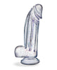 Ladda bilden i Galleri Viewer, Bling Sparkling Clear Dildo 7.5 Inches Pleasure Toy With Glamour Glitter For Glam Nights