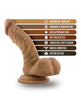 Indlæs billede i gallerifremviser, Blush Coverboy Papito Latin Silicone Dildo With G Spot Curve And Suction Cup