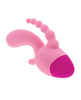 Cargue la imagen en el visor de la galería, Vibrador recargable de tres puntos Selopa con cuentas, rosa