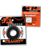 Bild in den Galerie-Viewer laden, Oxballs Plushy Single Ring Black Mica Glittery Metallic Finish