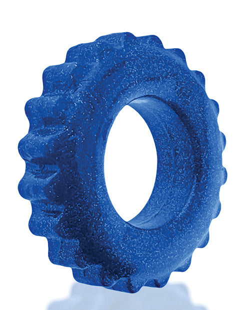 Carregar imagem no visualizador da Galeria, Oxballs Plushy Single Ring Blue Fire Flexible Cock And Ball Ring