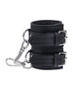 Load image into Gallery viewer, Signature Midnight Muse Cashmere Touch Silicone Handcuffs Silver Finish