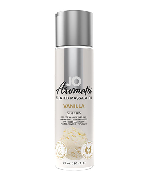 Indlæs billede i gallerifremviser, JO Aromatix Vanilla Massage Oil 4 Oz Kissable Vegan Friendly