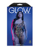 Load image into Gallery viewer, Luminescent Flash Reflective Floral Print One Shoulder Teddy Black