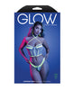 Încărcați imaginea în vizualizatorul Galerie, Glow In The Dark Zipper Bralette And Thong White Size L XL