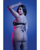 Charger l'image dans la visionneuse de la galerie, Solar Flare Reflective Binding Underwire Bra And Thong Black QN