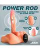 Load image into Gallery viewer, Curve Toys Jock Studs Power Rod Thrusting Vibrating Silicone Dildo With Remote