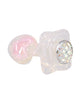 Carica l'immagine nel visualizzatore Galleria, Plug anale in silicone traslucido ingioiellato Booty Bling con base in cristallo