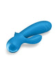 Load image into Gallery viewer, Bang Thick Silicone Rabbit Vibrator For Women 5.7 Inch Dual Stimulation Blue