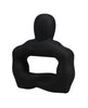 Cargue la imagen en el visor de la galería, Anillo para el pene de silicona TitanMen Muscle Power de 42 Mm con estimulador del perineo, negro
