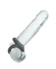 Load image into Gallery viewer, Alpha Liquid Silicone Dual Loop Beaded Cock Ring Grey