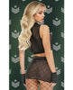 Charger l'image dans la visionneuse de la galerie, Ensemble de lingerie noir Dreams By Baci Sergeant Seduction pour femmes