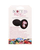 Cargue la imagen en el visor de la galería, Tapón anal vibrador de silicona con joyas Booty Bling, 3 pulgadas, negro y rosa