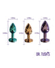 Load image into Gallery viewer, Dr Tush Dragon Pearls Metal Anal Plug Set Small Medium Large
