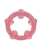 Carregar imagem no visualizador da Galeria, Conjunto de anéis penianos texturizados elásticos Crystal Jellies rosa para homens
