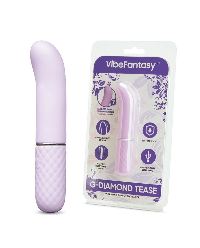 Cargue la imagen en el visor de la galería, Vibrador de punto G Vibe Fantasy compacto con punta curva y 10 modos de vibración