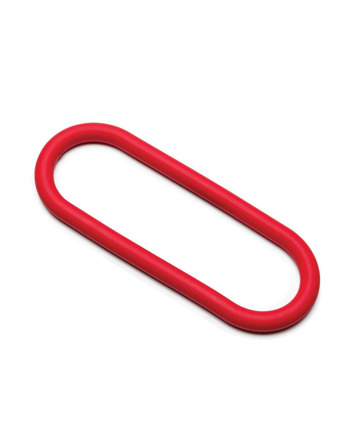 Anneau ajustable Perfect Fit de 9 pouces, flexible, en silicone, à enrouler, rouge