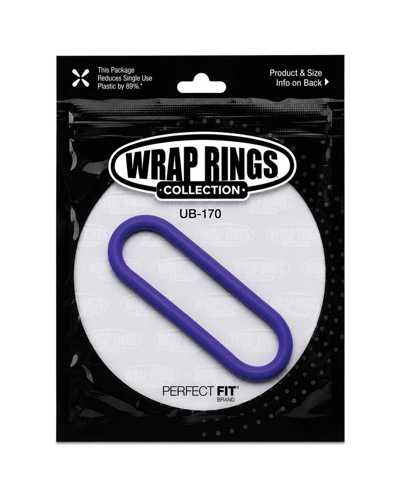 Load image into Gallery viewer, Perfect Fit Adjustable Silicone Wrap Ring 12 Inch Purple
