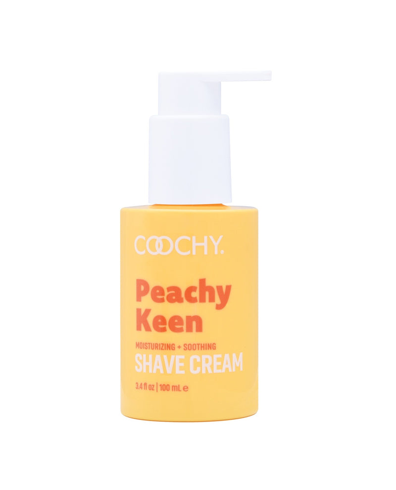 Load image into Gallery viewer, Coochy Peachy Keen Shave Cream 3.4 Oz Sweet Peach Bikini Care For Her
