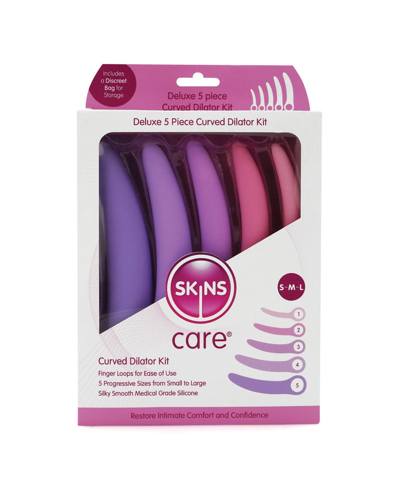 Load image into Gallery viewer, Skins Care Medical Grade Silicone Curved Dilators 5 Piece Set
