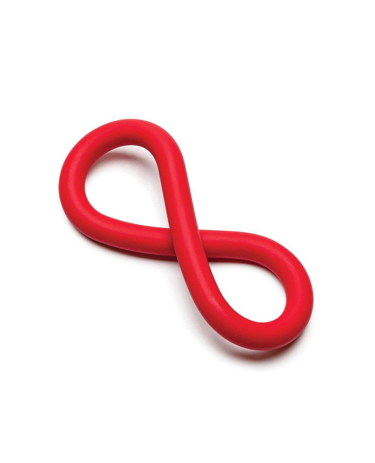 Anneau ajustable Perfect Fit de 9 pouces, flexible, en silicone, à enrouler, rouge