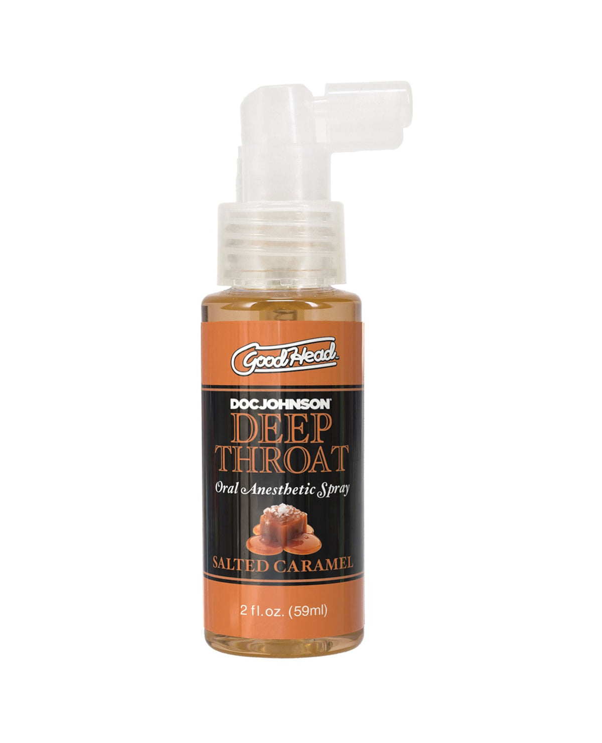Spray desensibilizant pentru sex oral GoodHead, aromă de caramel sărat, 2 Oz