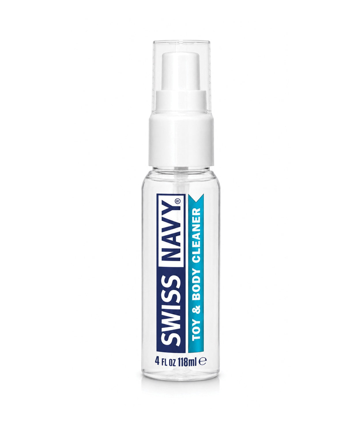Swiss Navy -lelun- ja vartalonpuhdistusaine, 4 Oz, tehokas seksilelujen desinfiointiaine