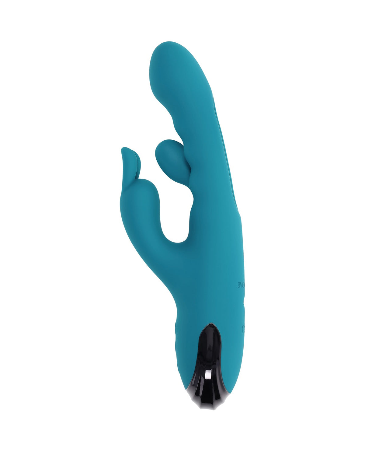 Evolved turkos rabbit-vibrator med oberoende klitorismotor