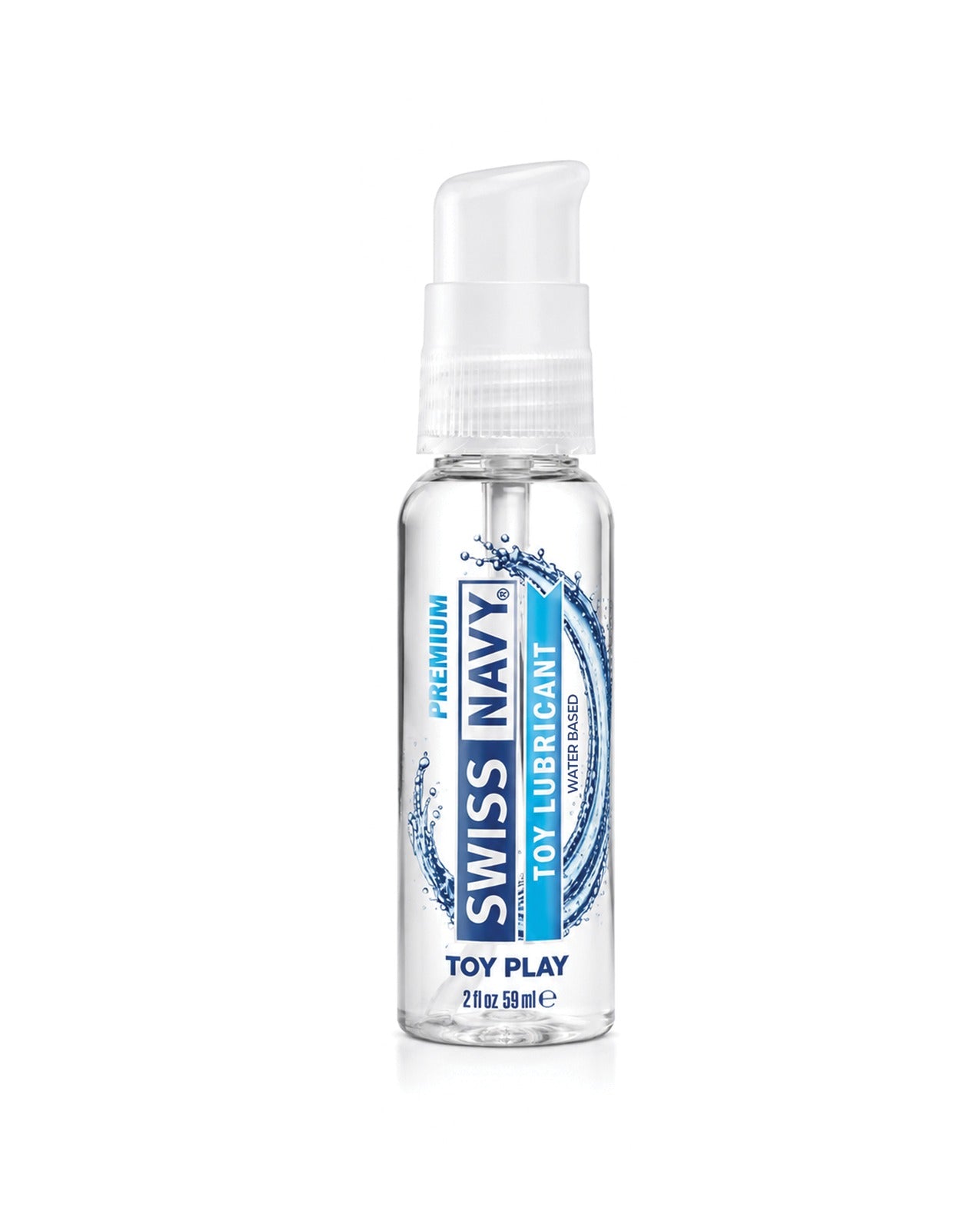 Swiss Navy Premium Water Based Lubricant 2 Oz Compatible With Toys